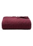 Main View - Click To Enlarge - ONCE MILANO - Wavy Linen Blanket — Wine