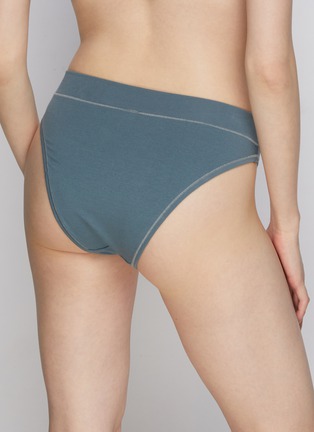 Back View - Click To Enlarge - SKIMS - ‘Cotton’ Jersey Cheeky Tanga