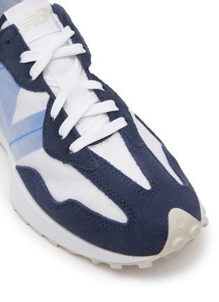 Detail View - Click To Enlarge - NEW BALANCE - ‘327’ LOW TOP LACE UP SUEDE PANEL DETAIL SNEAKERS