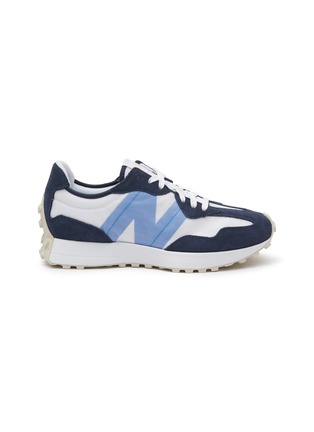 Main View - Click To Enlarge - NEW BALANCE - ‘327’ LOW TOP LACE UP SUEDE PANEL DETAIL SNEAKERS