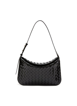 BOTTEGA VENETA | Small Intrecciato Patent Leather Shoulder Bag | Women ...