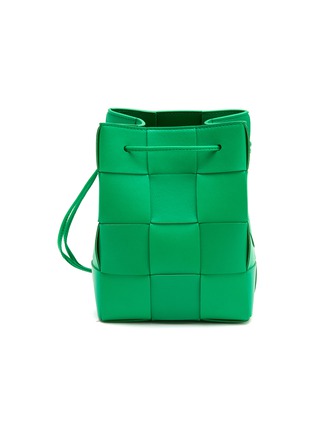 Main View - Click To Enlarge - BOTTEGA VENETA - Small Intrecciato Leather Bucket Bag