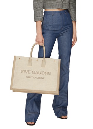 Figure View - Click To Enlarge - SAINT LAURENT - ‘RIVE GAUCHE’ TOTE BAG