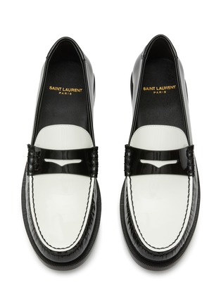 Detail View - Click To Enlarge - SAINT LAURENT - ‘LE LOAFER 15’ PATENT NAPPA LEATHER LOAFERS