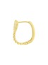 Detail View - Click To Enlarge - LC COLLECTION JEWELLERY - Diamond 18k gold heart hoop earrings