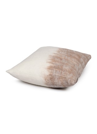 Main View - Click To Enlarge - BAEA - Nuno' Merino-Alpaca Wool Silk Blend Cushion Cover — White Sand