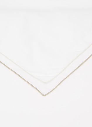 Detail View - Click To Enlarge - BAEA - ‘MERROW' QUEEN SIZE DUVET SET - SAND
