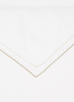 Detail View - Click To Enlarge - BAEA - ‘MERROW' QUEEN SIZE DUVET SET - SAND