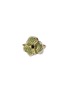 Main View - Click To Enlarge - AS29 - ‘BLOOM’ GREEN TREATED DIAMOND 18K GOLD SMALL FLOWER RING