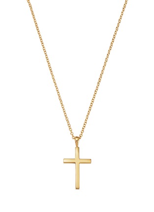 Main View - Click To Enlarge - FUTURA - ‘CROSS’ 18K FAIRMINED ECOLOGICAL GOLD NECKLACE