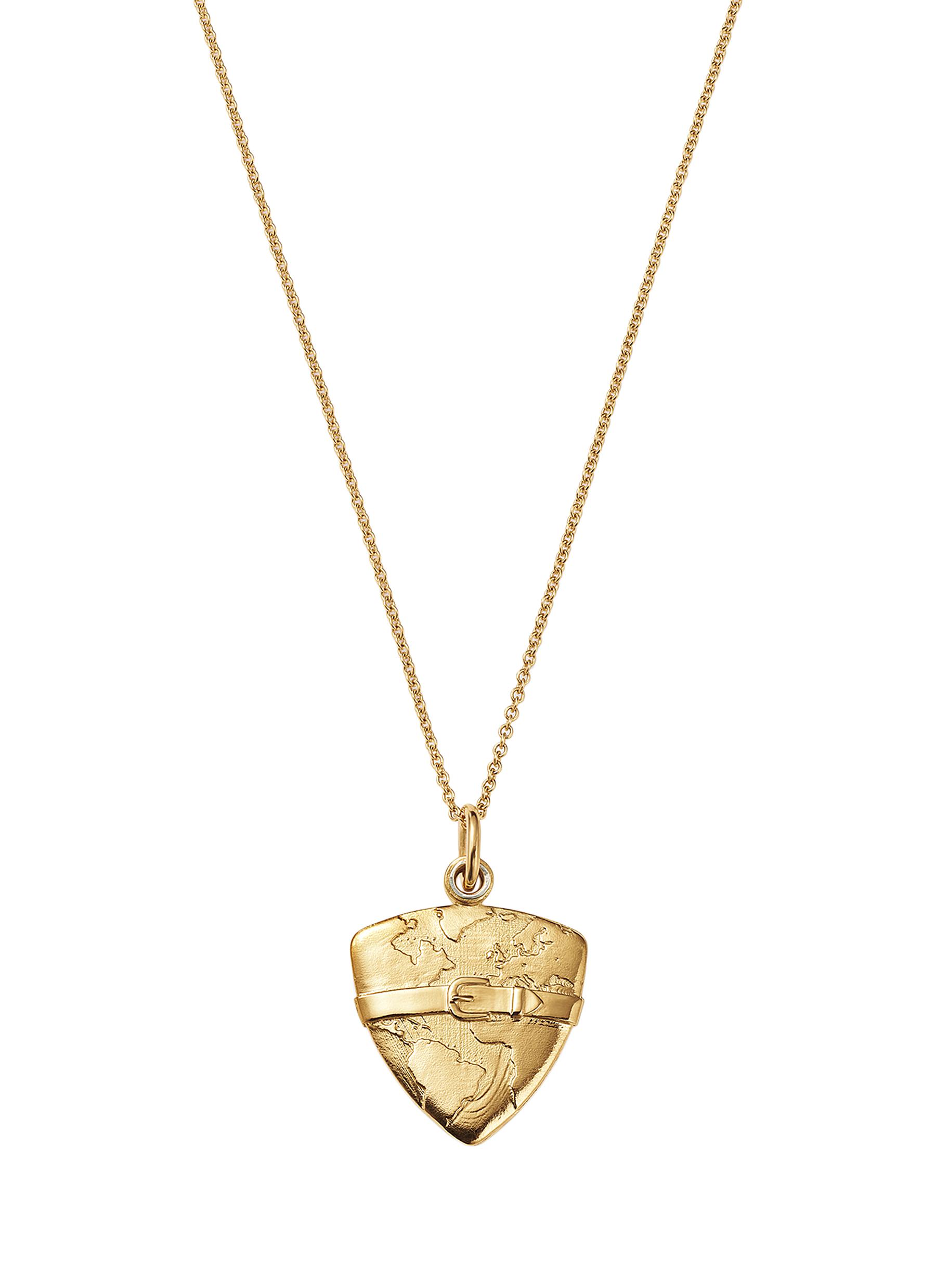 FUTURA ‘Love Locket' 18k fairmined ecological gold necklace