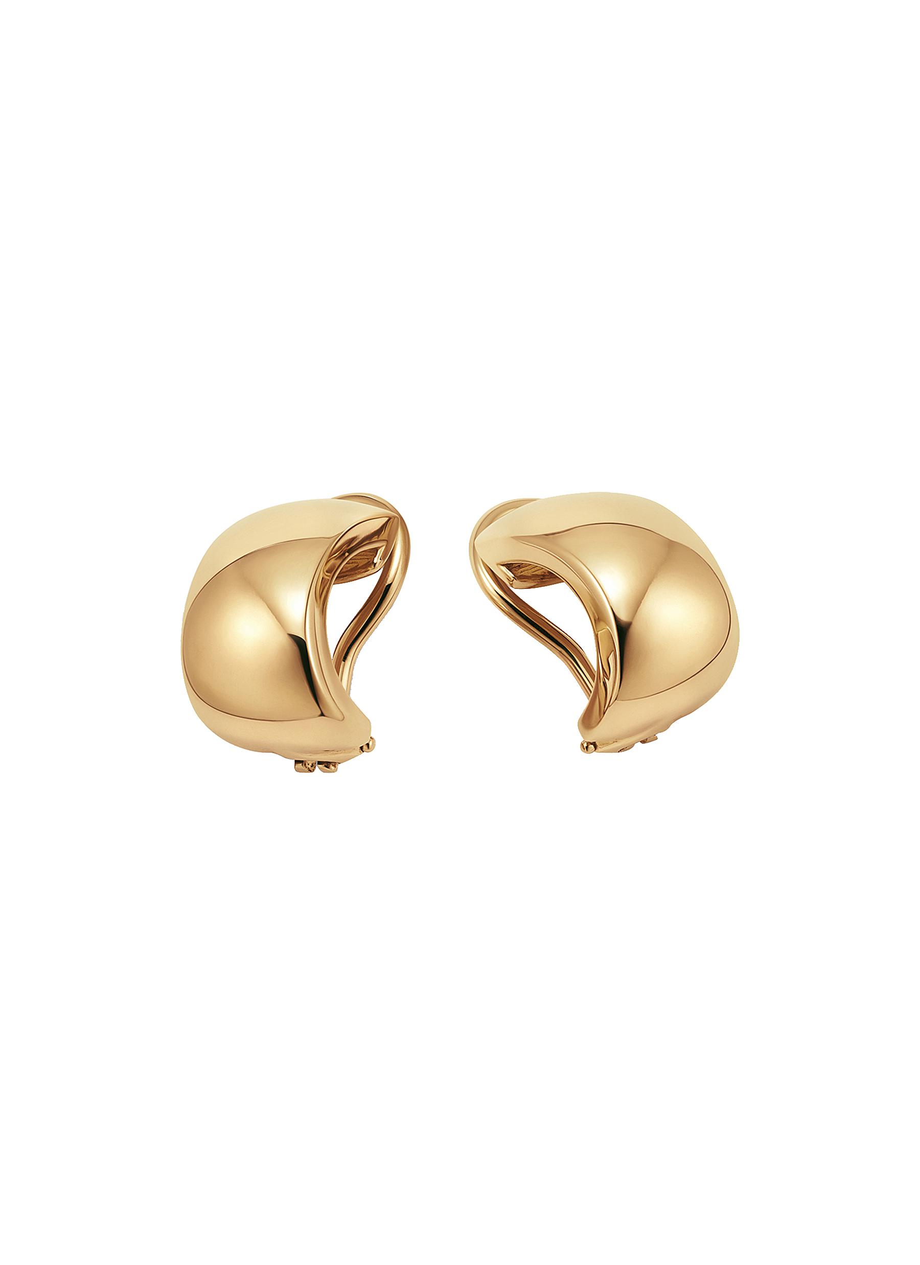 FUTURA ‘Uptown' 18k fairmined ecological gold huggie earrings