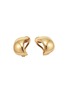 Main View - Click To Enlarge - FUTURA - ‘Uptown' 18k fairmined ecological gold huggie earrings