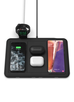 Detail View - Click To Enlarge - MOPHIE - 4-in-1 Wireless Charging Mat — Black