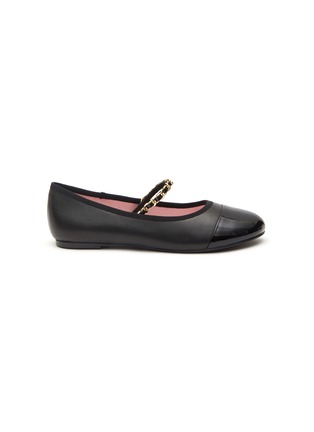 Main View - Click To Enlarge - WINK - ‘SODAPOP CHAIN’ CHAIN DETAIL BALLERINA FLATS