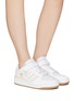 Figure View - Click To Enlarge - ADIDAS - ‘Forum Low' Leather Low-Top Sneakers