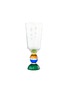 Main View - Click To Enlarge - REFLECTIONS COPENHAGEN - ASCOT TALL CRYSTAL GLASS SET OF 2 — CLEAR/EMERALD/COBALT/BROWN/BRIGHT YELLOW