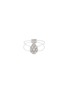 Main View - Click To Enlarge - PERSÉE PARIS - ‘Imagine' diamond 18k white gold double-strand ring