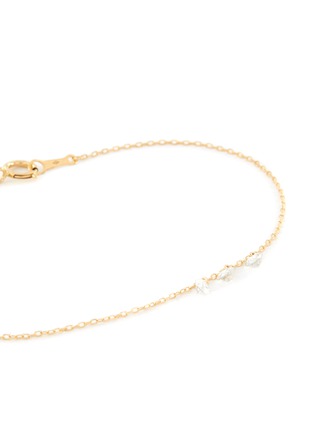 Detail View - Click To Enlarge - PERSÉE PARIS - ‘Danae' diamond 18k gold charm bracelet