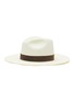 Main View - Click To Enlarge - JANESSA LEONÉ - ‘MARCELL’ PACKABLE BLEACH STRAW FEDORA HAT