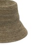 Detail View - Click To Enlarge - JANESSA LEONÉ - ‘FELIX’ PACKABLE RAFFIA STRAW BUCKET HAT