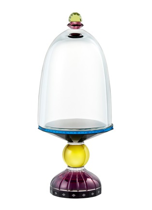 Main View - Click To Enlarge - REFLECTIONS COPENHAGEN - EMPIRE GLASS BELL — CLEAR/BLACK/AZURE/YELLOW/AUBERGINE