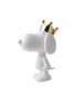 Main View - Click To Enlarge - LEBLON DELIENNE - SNOOPY CROWN RESIN FIGURE — MATTE WHITE / CHROME GOLD