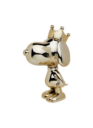 Main View - Click To Enlarge - LEBLON DELIENNE - SNOOPY CROWN RESIN FIGURE — CHROME GOLD