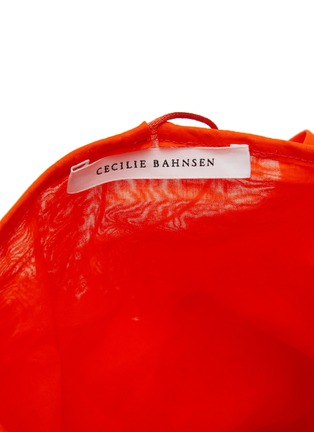 Detail View - Click To Enlarge - CECILIE BAHNSEN - ‘FALLULAH' MIDI RUFFLED POUCH