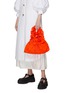 Figure View - Click To Enlarge - CECILIE BAHNSEN - ‘FALLULAH' MIDI RUFFLED POUCH