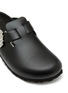 Detail View - Click To Enlarge - BIRKENSTOCK - ‘BOSTON’ DOUBLE STRAP BUCKLE DETAIL LEATHER CLOGS