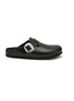 Main View - Click To Enlarge - BIRKENSTOCK - ‘BOSTON’ DOUBLE STRAP BUCKLE DETAIL LEATHER CLOGS