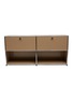 Main View - Click To Enlarge - USM - Drop-Down Door Open Bottom Shelves Steel Cabinet