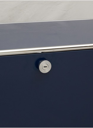 Detail View - Click To Enlarge - USM - 2-Door Cabinet — Dark Blue