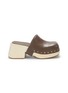 Main View - Click To Enlarge - MARSÈLL - ‘70 BOTTONE‘ CALF LEATHER CLOGS