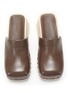 Figure View - Click To Enlarge - MARSÈLL - ‘70 BOTTONE‘ CALF LEATHER CLOGS