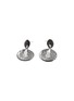 Main View - Click To Enlarge - JOHN HARDY - ‘CLASSIC CHAIN’ TREATED BLACK SAPPHIRE SPINEL STERLING SILVER DROP EARRINGS