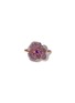 Main View - Click To Enlarge - AS29 - ‘Bloom' diamonds amethyst 18k rose gold small flower ring