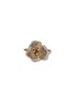 Main View - Click To Enlarge - AS29 - ‘BLOOM’ DIAMOND SMOKY QUARTZ 18K GOLD SMALL FLOWER RING
