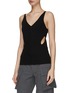 Detail View - Click To Enlarge - DION LEE - TURTLENECK CUTOUT SLIT DETAIL MERINO WOOL KNITTED TOP