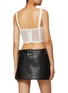 Back View - Click To Enlarge - DION LEE - Composite Column Print Corset Top