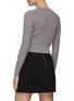 Back View - Click To Enlarge - DION LEE - HOOK DETAIL RIB CARDIGAN