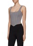 Detail View - Click To Enlarge - DION LEE - CONTOUR RIBBED CORSET TOP