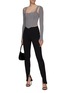 Figure View - Click To Enlarge - DION LEE - CONTOUR RIBBED CORSET TOP