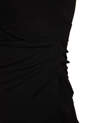  - HELMUT LANG - Zipper Detailing One Shoulder Dress