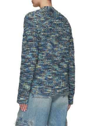 Back View - Click To Enlarge - ACNE STUDIOS - Space Dye Wool Knit Oversized Cardigan