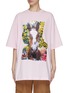 Main View - Click To Enlarge - ACNE STUDIOS - Horse Collage Print Cotton Oversized Crewneck T-Shirt