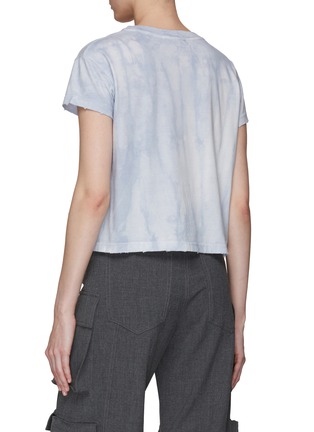 Back View - Click To Enlarge - ACNE STUDIOS - SHORT SLEEVE CROPPED T-SHIRT