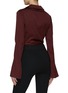 Back View - Click To Enlarge - ACNE STUDIOS - Wing Lapel Twisted Front Shirt
