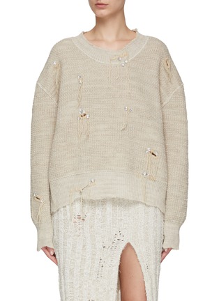 Acne Studios Linen Kay Cardigan Womens Clothing Jumpers and knitwear Cardigans 